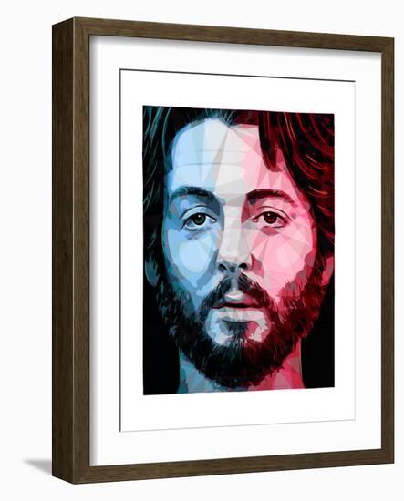 Paul McCartney-Enrico Varrasso-Framed Art Print