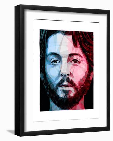 Paul McCartney-Enrico Varrasso-Framed Art Print