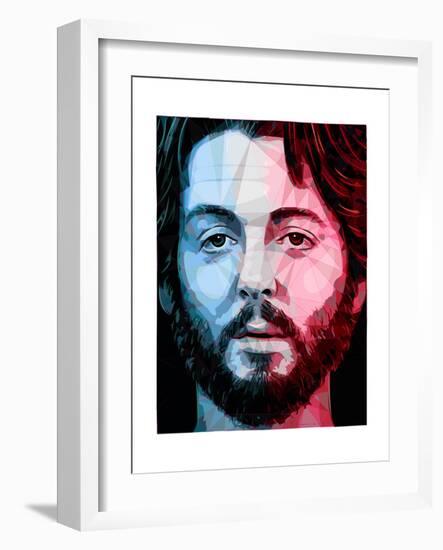 Paul McCartney-Enrico Varrasso-Framed Art Print