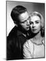 PAUL NEWMAN AND JOANNE WOODWARD in the 50's (b/w photo)-null-Mounted Photo