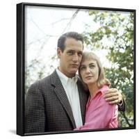 PAUL NEWMAN AND JOANNE WOODWARD in the 50's (photo)-null-Framed Photo