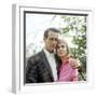 PAUL NEWMAN AND JOANNE WOODWARD in the 50's (photo)-null-Framed Photo