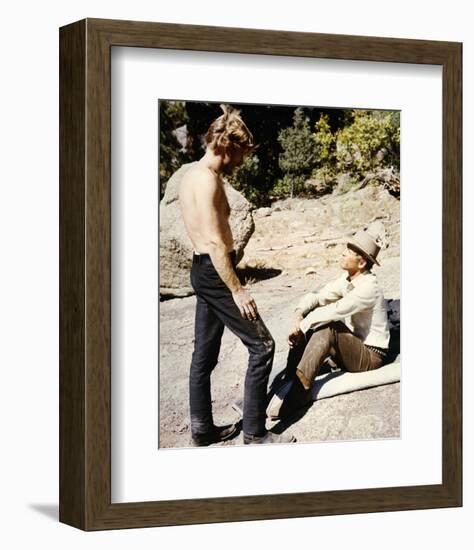 Paul Newman, Butch Cassidy and the Sundance Kid (1969)-null-Framed Photo