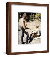 Paul Newman, Butch Cassidy and the Sundance Kid (1969)-null-Framed Photo