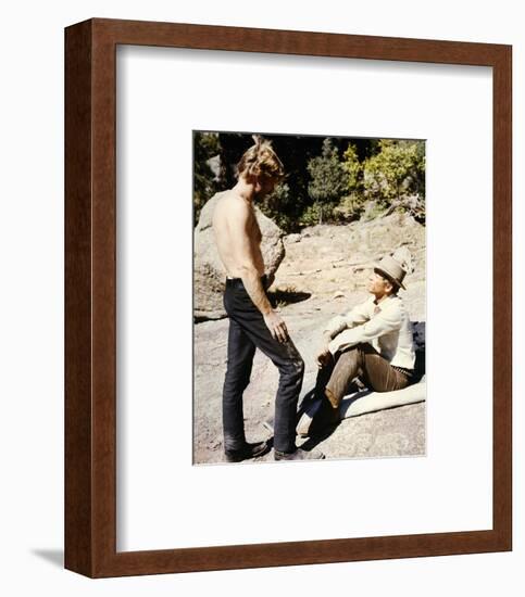 Paul Newman, Butch Cassidy and the Sundance Kid (1969)-null-Framed Photo