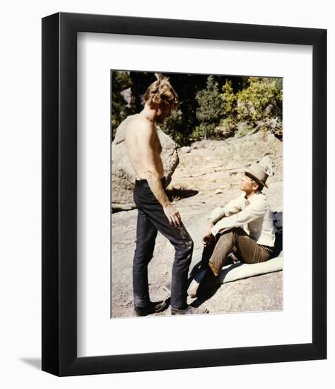 Paul Newman, Butch Cassidy and the Sundance Kid (1969)-null-Framed Photo