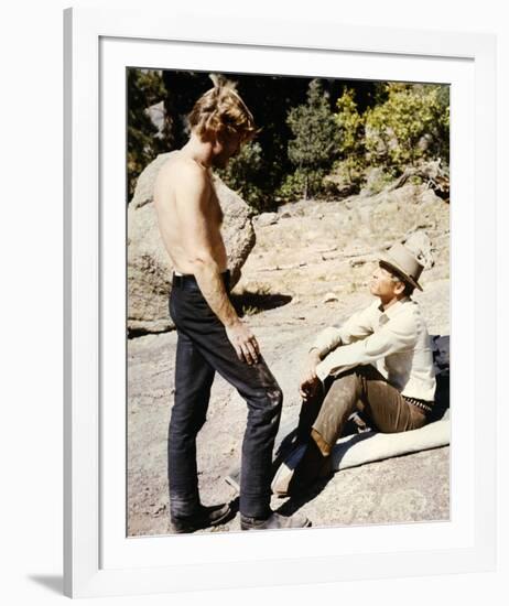 Paul Newman, Butch Cassidy and the Sundance Kid (1969)-null-Framed Photo