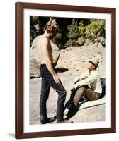 Paul Newman, Butch Cassidy and the Sundance Kid (1969)-null-Framed Photo