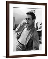 PAUL NEWMAN early 60'S (b/w photo)-null-Framed Photo