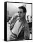 PAUL NEWMAN early 60'S (b/w photo)-null-Framed Stretched Canvas