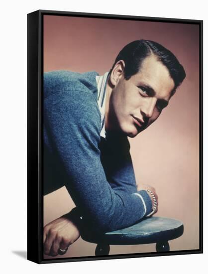 PAUL NEWMAN early 60'S (photo)-null-Framed Stretched Canvas