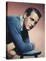 PAUL NEWMAN early 60'S (photo)-null-Stretched Canvas