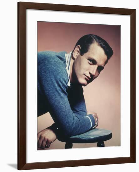 PAUL NEWMAN early 60'S (photo)-null-Framed Photo