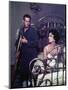 Paul Newman; Elizabeth Taylor. "Cat on a Hot Tin Roof" [1958], Directed by Richard Brooks.-null-Mounted Photographic Print