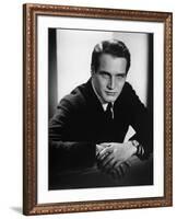 PAUL NEWMAN in the 50's (b/w photo)-null-Framed Photo