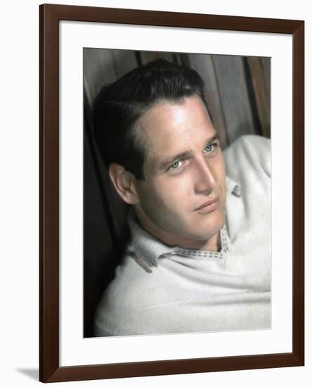 PAUL NEWMAN in the 50's (photo)-null-Framed Photo