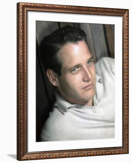 PAUL NEWMAN in the 50's (photo)-null-Framed Photo