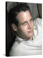 PAUL NEWMAN in the 50's (photo)-null-Stretched Canvas