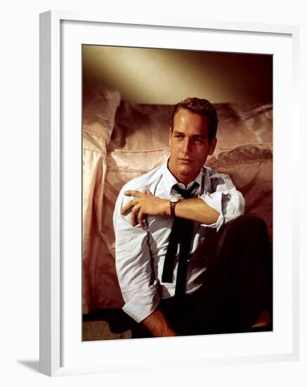 Paul Newman in the Late 1950s-null-Framed Photo