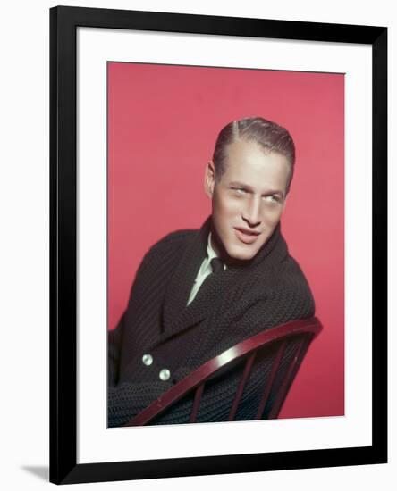 PAUL NEWMAN (photo)-null-Framed Photo