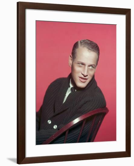 PAUL NEWMAN (photo)-null-Framed Photo