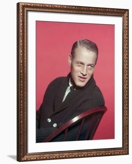 PAUL NEWMAN (photo)-null-Framed Photo