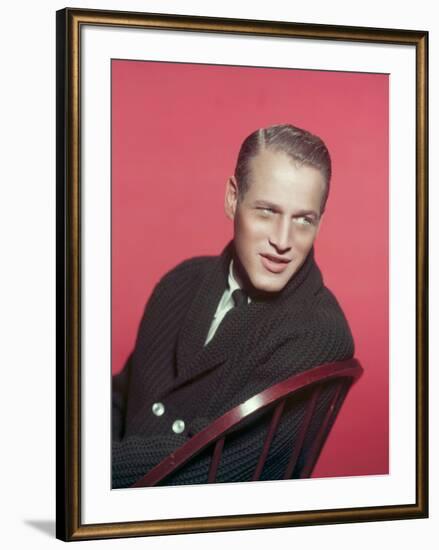 PAUL NEWMAN (photo)-null-Framed Photo