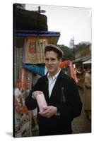 PAUL NEWMAN Snack Time (photo)-null-Stretched Canvas