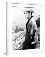 Paul Newman. "The Left Handed Gun" 1958, Directed by Arthur Penn-null-Framed Photographic Print