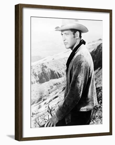 Paul Newman. "The Left Handed Gun" 1958, Directed by Arthur Penn-null-Framed Photographic Print