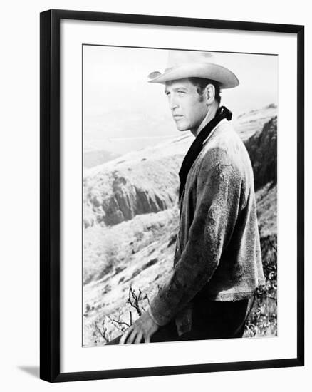 Paul Newman. "The Left Handed Gun" 1958, Directed by Arthur Penn-null-Framed Photographic Print