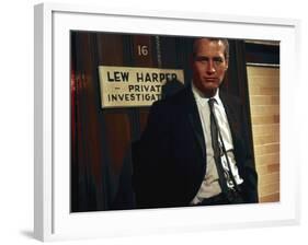 Paul Newman. "The Moving Target" 1966, "Harper" Directed by Jack Smight-null-Framed Photographic Print