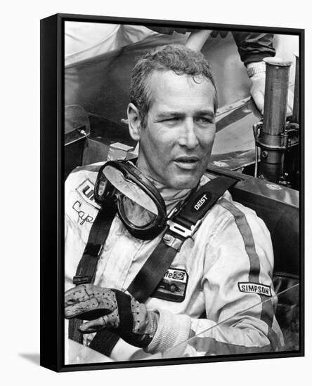 Paul Newman - Winning-null-Framed Stretched Canvas