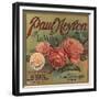 Paul Neyron Brand- La Verne, California - Citrus Crate Label-Lantern Press-Framed Premium Giclee Print