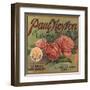 Paul Neyron Brand- La Verne, California - Citrus Crate Label-Lantern Press-Framed Art Print