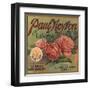 Paul Neyron Brand- La Verne, California - Citrus Crate Label-Lantern Press-Framed Art Print