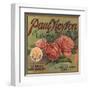 Paul Neyron Brand- La Verne, California - Citrus Crate Label-Lantern Press-Framed Art Print