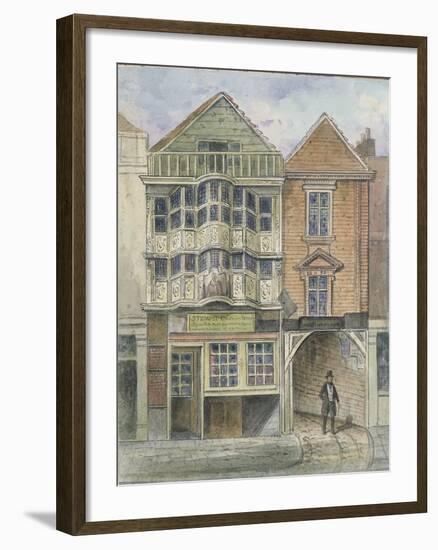 Paul Pindar's House, Bishopsgate-null-Framed Giclee Print