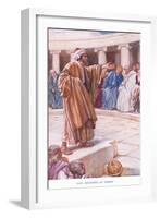 Paul Preaches at Athens-Arthur A. Dixon-Framed Giclee Print