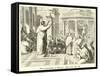 Paul Preaching at Athens, Acts, XVII, 22, 23-null-Framed Stretched Canvas