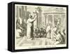 Paul Preaching at Athens, Acts, XVII, 22, 23-null-Framed Stretched Canvas