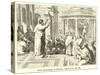 Paul Preaching at Athens, Acts, XVII, 22, 23-null-Stretched Canvas