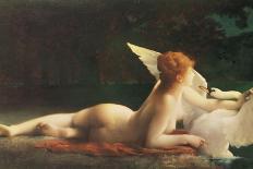 Leda and the Swan-Paul Prosper Tillier-Framed Stretched Canvas