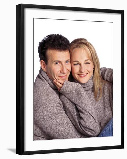 PAUL REISER; HELEN HUNT. "MAD ABOUT YOU" [1992].-null-Framed Photographic Print