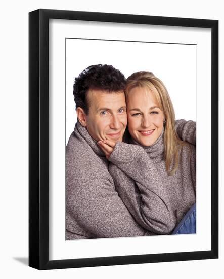 PAUL REISER; HELEN HUNT. "MAD ABOUT YOU" [1992].-null-Framed Photographic Print