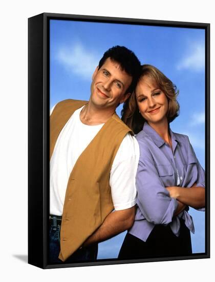 PAUL REISER; HELEN HUNT. "MAD ABOUT YOU" [1992].-null-Framed Stretched Canvas