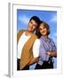 PAUL REISER; HELEN HUNT. "MAD ABOUT YOU" [1992].-null-Framed Photographic Print