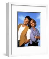 PAUL REISER; HELEN HUNT. "MAD ABOUT YOU" [1992].-null-Framed Photographic Print