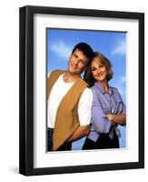 PAUL REISER; HELEN HUNT. "MAD ABOUT YOU" [1992].-null-Framed Photographic Print