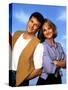 PAUL REISER; HELEN HUNT. "MAD ABOUT YOU" [1992].-null-Stretched Canvas